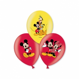 Disney Mickey Mouse full color ballonnen 6 st.