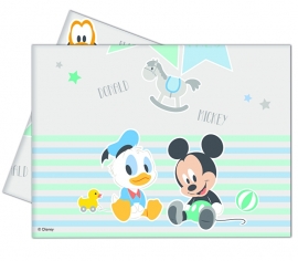 Disney Baby Mickey Mouse en Donald Duck tafelkleed 120 x 180 cm.