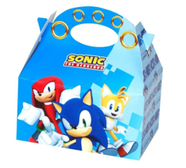 Sonic The Hedgehog traktatie doosje 16 x 10 x 16 cm.