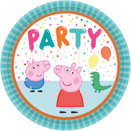 Peppa Pig bordjes party FSC ø 23 cm. 8 st.