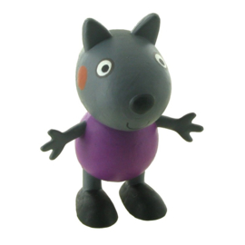 Peppa Pig Danny Hond taart topper decoratie 6 cm.