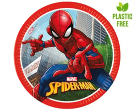 Spiderman bordjes Crime Fighter FSC ø 23 cm. 8 st.