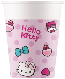 Hello Kitty bekertjes Fashion Stylish 8 st.
