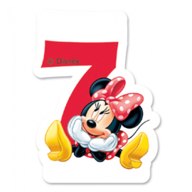 Disney Minnie Mouse 2D 7e verjaardag taart kaars