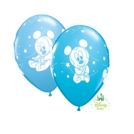 Disney Baby Mickey Mouse ballonnen ø 28 cm. 6 st.