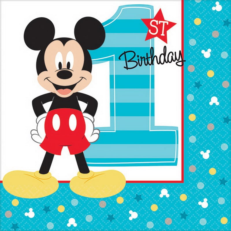 Afstoting Graf onregelmatig Disney Mickey Mouse 1e verjaardag feestartikelen | Magic Moments For Kids