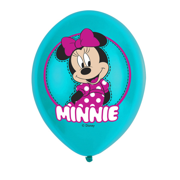 focus Souvenir Ga naar het circuit Disney Minnie Mouse ballonnen full color ø 27,5 cm. 6 st. | Disney Minnie  Mouse feestartikelen | Magic Moments For Kids