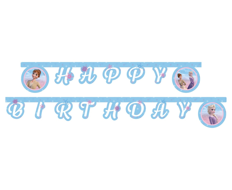 Bewonderenswaardig Kruiden Mijlpaal Disney Frozen happy birthday slinger Wind Spirit 2 mtr. | Disney Frozen  feestartikelen | Magic Moments For Kids