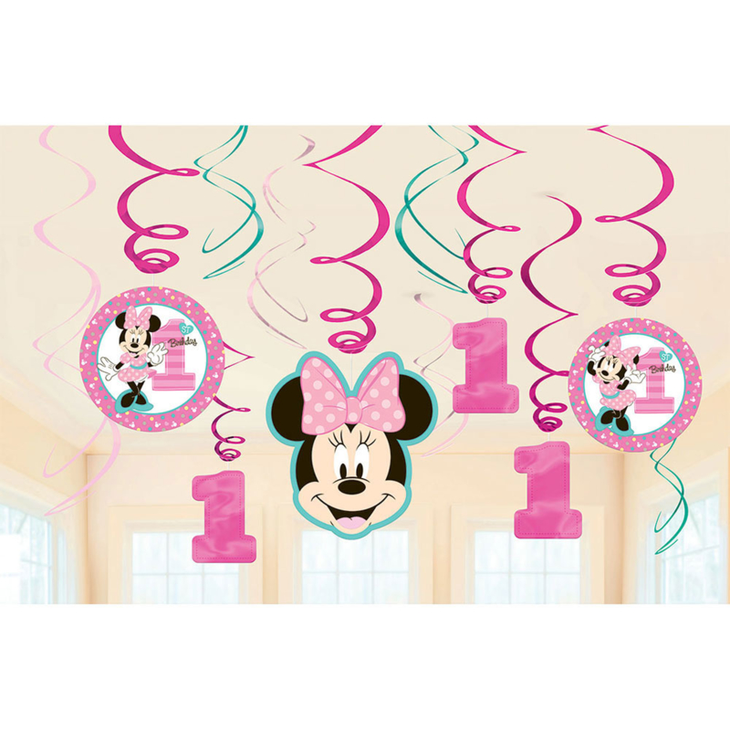 Super Disney Minnie Mouse 1e verjaardag draaislingers | Disney Baby YO-56