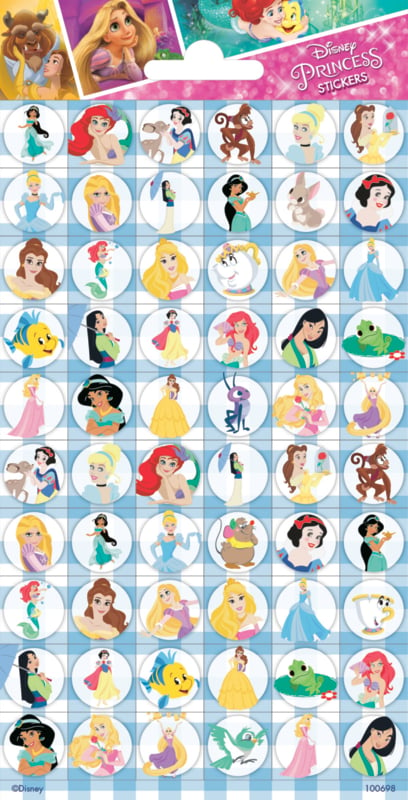 Disney Princess mini stickers Disney Princess feestartikelen | Magic Moments For Kids