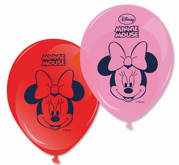vlot Alvast Ontevreden Disney Minnie Mouse rode en roze ballonnen ø 28 cm. 8 st. | Disney Minnie  Mouse feestartikelen | Magic Moments For Kids