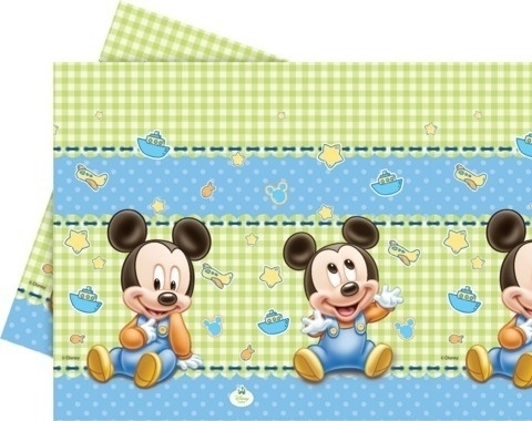 Disney Baby Mickey Mouse Tafelkleed 1 X 180 Cm Disney Baby Mickey Mouse Feestartikelen Magic Moments For Kids
