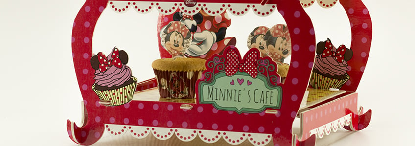 Pat Martelaar emotioneel Disney Minnie Mouse taart- en cupcake decoratie