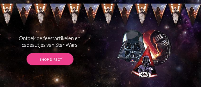 Welp 100+ Star Wars feestartikelen vind je Magic Moments For Kids. GE-77