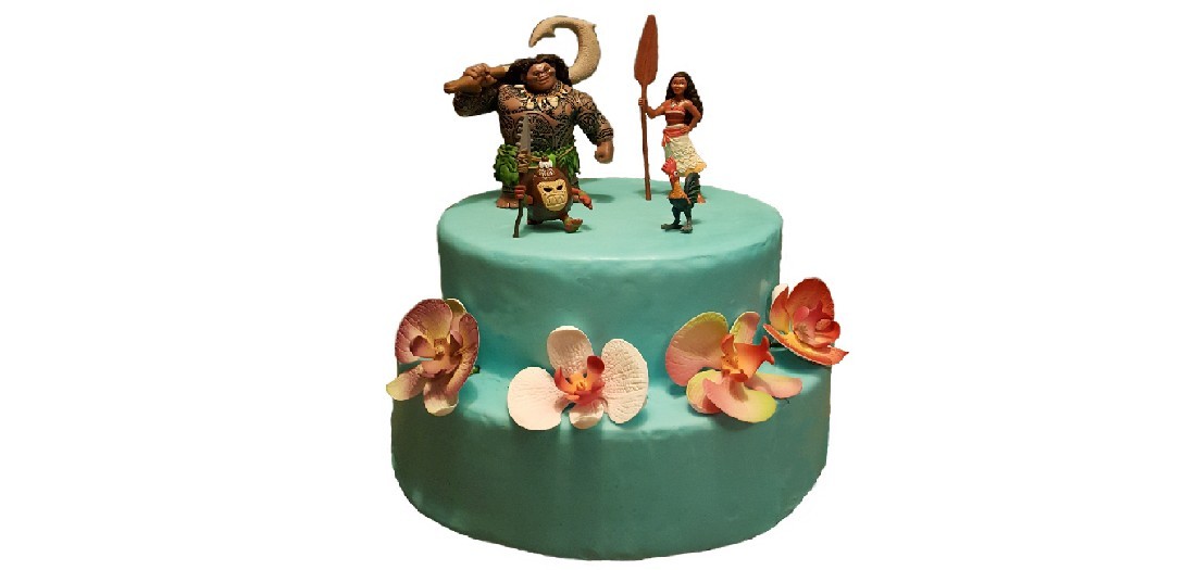 Disney Vaiana taart Disney Vaiana taart