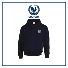 Hooded sweater Q125 - navy