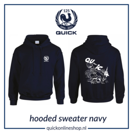 Hooded sweater Q125 - Qu..i..c.k navy