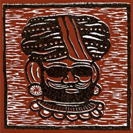 The Great Munzini & The Astonishing Sotos - Turban Twist (Lim. linocut serie 7")