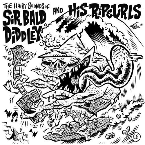 Sir Bald Diddey & His Ripcurls - The Hairy Sounds Of... (7")