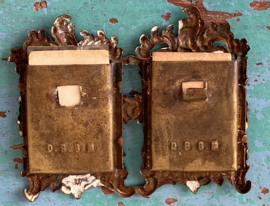 Antiek dubbel mini lijstje