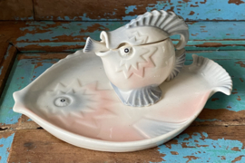 Tableautje met mosterdpotje