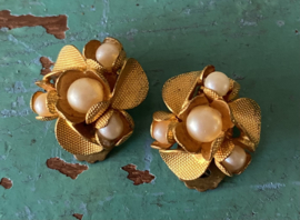 Clips met pareltjes