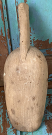 Oude houten schep
