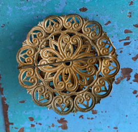 Grote antieke broche