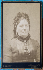 Antieke foto op karton