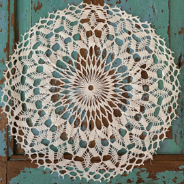 Witte ronde  Ø27cm