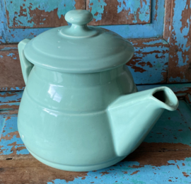 Gezellige groene theepot