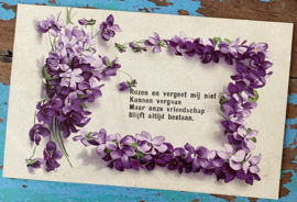 Oude vriendschapskaart