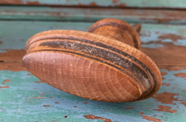 Houten deurknop