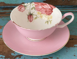 DE theekop met rozen
