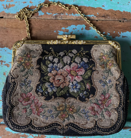 Oud Petit Point tasje