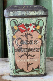 Oud Frans cacao blikje