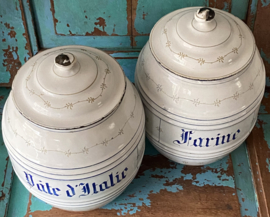 Antieke Franse voorraadpotten