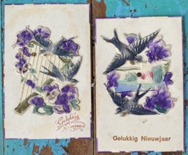 Antieke nieuwjaarskaarten