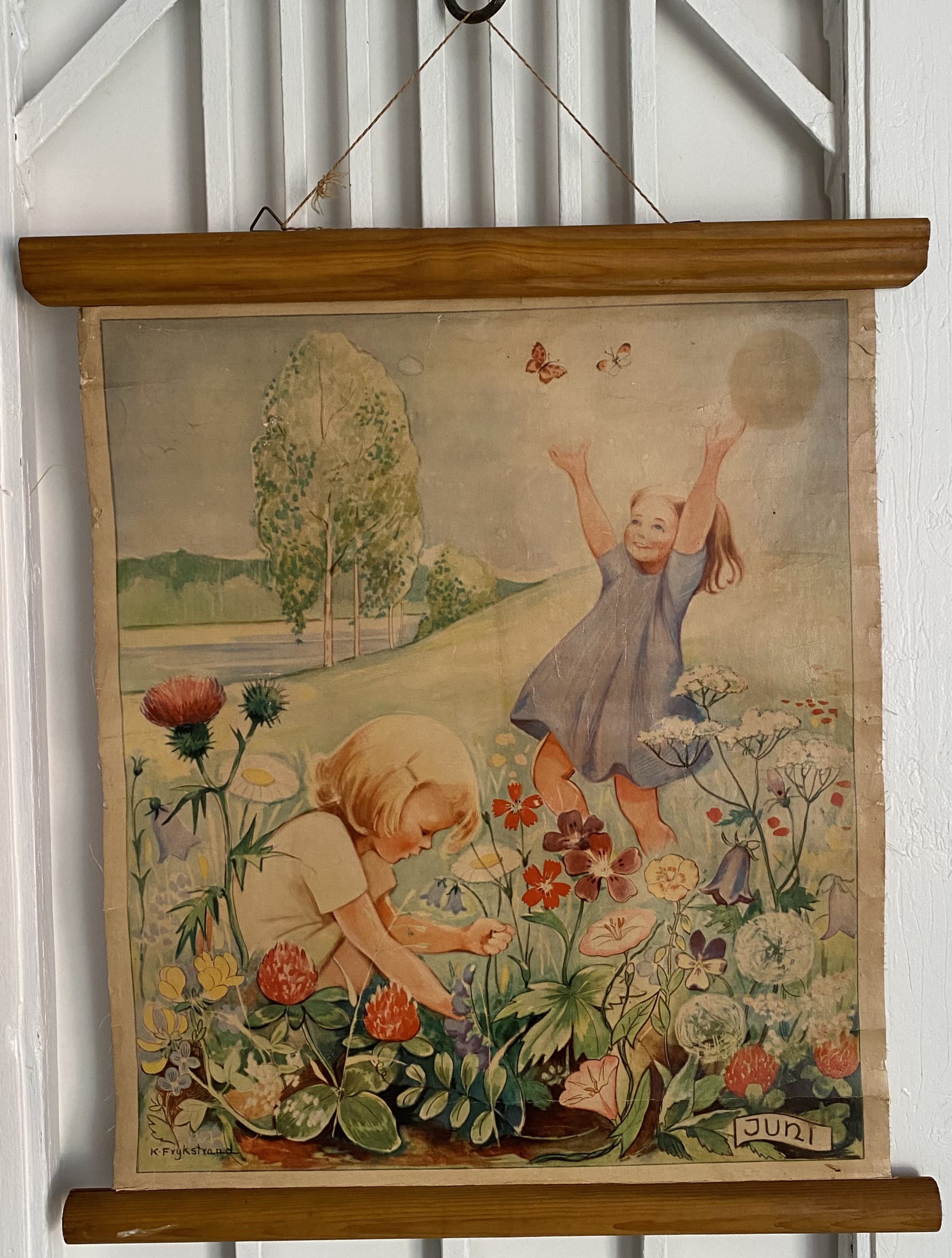 Oud schoolpostertje