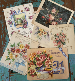 Vintage Engelse wenskaarten