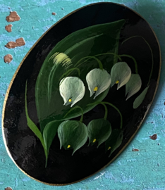 Handbeschilderde broche