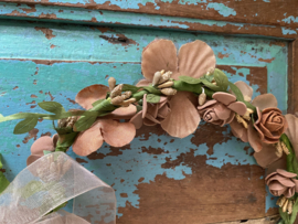 Vintage bloemen tiara