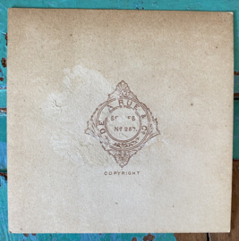 Antiek reclamekaartje Papeterie Hoffmann