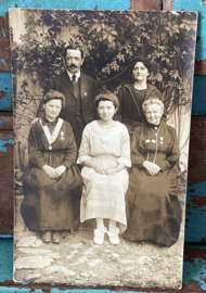 Sepia familiefoto