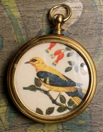 Mini lijstje met vogeltje