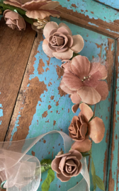 Vintage bloemen tiara
