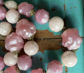 Vintage kralenketting met mooi slot