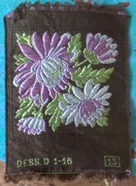 Zijden bloemen applicatie
