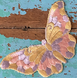 Vlinder textielapplicatie