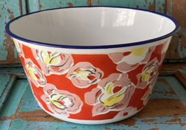 Hoge emaille schaal